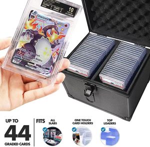 Caja de Almacenamiento para Tarjetas Graduadas, Compatible con 44 Tarjetas Graduadas BGS/FGS/SGC - Estuche Protector para Tarjetas, Caja de Colección - Product Image 6