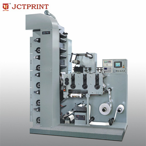 JCTPRINT, автоматическая флексографская печатная машина, новое состояние, печатная пластина для принтера карт, клейкая этикетка с флексографическим покрытием
