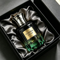 Échantillon gratuit, étiquette personnalisée, flacon de parfum vide en verre rechargeable de haute qualité de 30 ml, 50 ml, 100 ml avec bouchon en métal