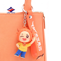 Longzhiyu, fabricant depuis 14 ans, porte-clés professionnels personnalisés en PVC 3D, animaux de dessin animé, pendentifs pour sacs, pour cadeaux.
