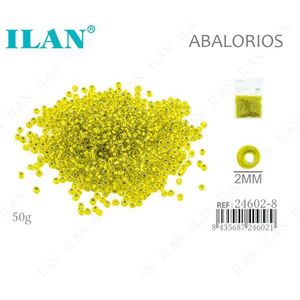 Perline ILLAN Abalorios 2mm Gialle 50g per Creazione Gioielli - Product Image 1
