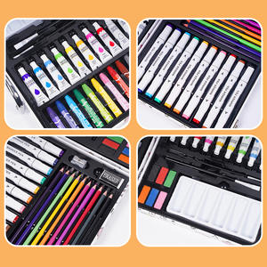 ชุดปากกาสีน้ำสำหรับเด็ก 53 ชิ้น กล่องพลาสติกลายการ์ตูน ของขวัญวัน<span class=keywords><strong>เด็ก</strong></span> อุปกรณ์ศิลปะ อุปกรณ์วาด<span class=keywords><strong>ภาพ</strong></span> อุปกรณ์พิมพ์ สีเทียน - Product Image 2