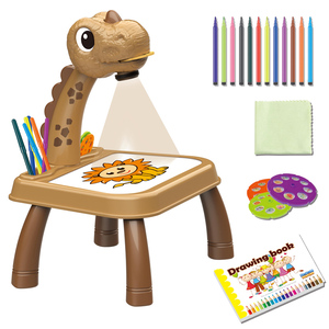 Tablero de dibujo de proyección multifuncional para niños, tablero de pintura, proyector, Juguetes - Product Image 5