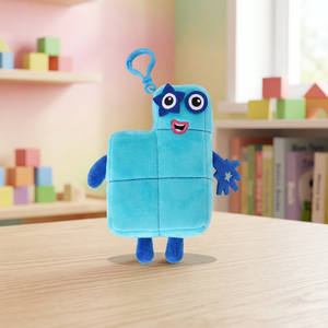 Llavero de peluche Numberblox, mosquetón de dibujos animados en 3D, juguete suave, regalo para niños - Product Image 2