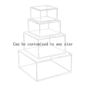 Kotak Penyimpanan & Pajangan Hadiah Akrilik Modern Berkualitas Tinggi dengan Tutup untuk Promosi Ritel - Product Image 6