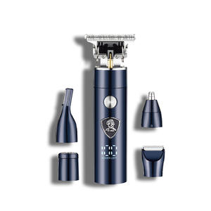 Tondeuse à cheveux électrique Komei cinq en un avec écran LCD pour usage domestique et pour animaux de compagnie, étanche IPX7, alimentée par batterie, chargement USB - Product Image 1