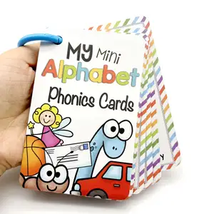Alphabet 26 Buchstaben 156 Phonics Wörter Englisch Karteikarten Frühe Entwicklung Lernspiel zeug Kinder Montessori Lernhilfen