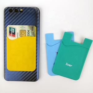 Gros Stock Téléphone Portefeuille Intelligent De Silicone de Téléphone Portable Titulaire de la Carte De Crédit - Product Image 2