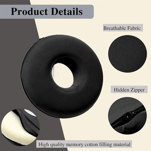 Gaby Sleep Care Head &amp; Newly Ear Piercing Support Memory Foam Slow Rebound Nursing <strong>Square</strong> <strong>Pillow</strong> - Product Image 4