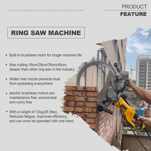 เครื่องตัดคอนกรีตและหินสำหรับใช้ในบ้านเครื่องตัดแหวน<span class=keywords><strong>ไฟฟ้า</strong></span>ติดผนังและเพดานเกรดอุตสาหกรรมแบบทำมือ - Product Image 5