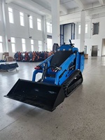 Minipala Cingolata Elettrica VICTORY CE SK950LE con Capacità di 400KG, Caricatore Frontale, Attrezzature per Cambio, Batteria al Litio ad Alta Capacità