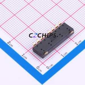 2.54-8P TPGT-ST DIP Switch SMD Switch Flat Toggle, Raised Type Single Pole Double Throw 8 Gull Wing Type - Product Image 2