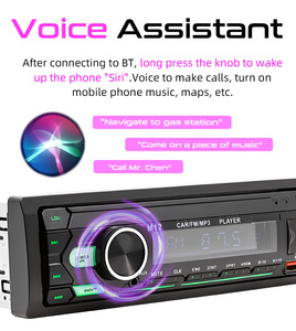 Phổ 1din Xe MP3 Máy Nghe Nhạc Stereo Autoradio 12V Trong-Dash FM BT-Trong Ứng Dụng USB Điều Khiển AI Voice Tape Recorder - Product Image 5