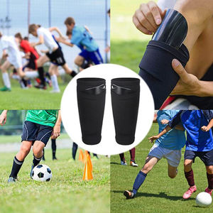 Per bambini giovani adulti calcio parastinchi calze a compressione in <span class=keywords><strong>maglia</strong></span> traspirante supporto gambe tutore maniche al polpaccio per calcio parastinchi da calcio - Product Image 6