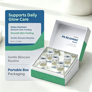พรีเมี่ยม PDRN สกินแคร์ บูสเตอร์ 5 มล.*5 ขวด สารประกอบ PN‑PDRN สำหรับธุรกิจขายส่งผลิตภัณฑ์ความงามสำหรับร้านเสริมสวย - Product Image 2