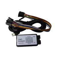 Placa de Desarrollo con Analizador Lógico USB, Microcontrolador de un Solo Chip para Depuración de FPGA, Muestreo de 24M, 8 Canales, Comunicación I2C