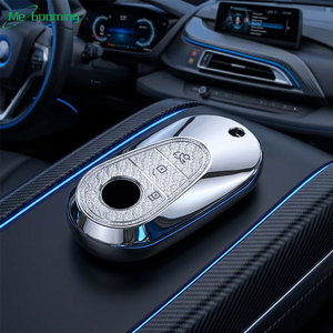 Coque de protection en TPU style diamant rose argenté pour clé de <span class=keywords><strong>voiture</strong></span> <span class=keywords><strong>Mercedes</strong></span> Benz Classe S W206 W223 S350 C260 C300 S400 S500 - Product Image 4