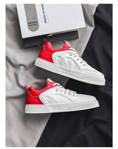 Chaussures pour hommes, été 2024, nouvelles chaussures blanches respirantes, chaussures tendance et polyvalentes pour hommes, semelles souples, chaussures de sport américaines - Product Image 3