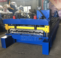 Machine de formage de rouleaux de tôles de toiture en acier IBR, populaire au Zimbabwe, prix de gros