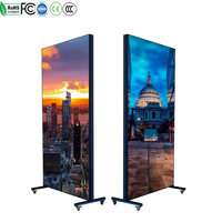 Afficheur LED sur pied pour magasin, affichage publicitaire couleur, écran LED pour affiche intérieure de magasin