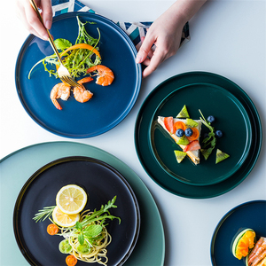 Stoviglie all'ingrosso rotondo prezzi a buon mercato di ceramica <span class=keywords><strong>pizza</strong></span> pasta piastra <span class=keywords><strong>per</strong></span> il ristorante - Product Image 3