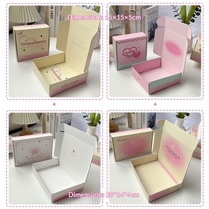 Caja de Joyería Grande en Forma de Avión para Niña, con Embalaje de Papel Corrugado con Degradado de Doble Cara y Personalización de Logotipo - Product Image 4