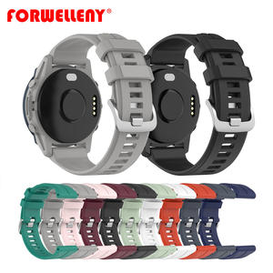 Bracelet en caoutchouc de silicone de 22mm pour montre intelligente <span class=keywords><strong>Garmin</strong></span> Descent G1, pour <span class=keywords><strong>Garmin</strong></span> instinct 2 - Product Image 1