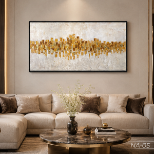 HOLA Luxury Abstract Silk <b>Painting</b> Wall Art Home Decor Handmade Silk Fabric Textured Design Vietnam Manufacturer OEM ODM - Product Image 5