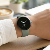Correas de Silicona para Reloj Google Pixel Watch 4 3 2 1 de 41 mm, Correas Deportivas Suaves con Hebilla de Mariposa para Uso Diario y Fitness