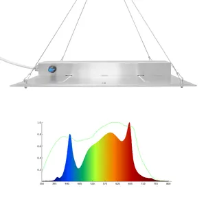 Liweida kısılabilir zamanlayıcı 120W tam spektrum UV IR PCB kartı büyümek işık 4000K 660nm SMD lamba büyüyen çiçek tohumları sahne için LED