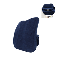 Coussin de soutien lombaire pour siège de voiture en mousse à mémoire de forme, avec sangle réglable, design tricoté, pour soulager les douleurs du bas du dos et améliorer la posture, YUE RISE