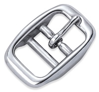 Boucle à goupille en acier inoxydable, réglable, pour sangle, quincaillerie de sellerie pour équipement équestre et sangles de bagages