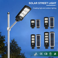 Farolas Solares, Luces Solares para Jardín, Iluminación Exterior, Impermeables IP65 y con Protección Contra Rayos, Certificación CE