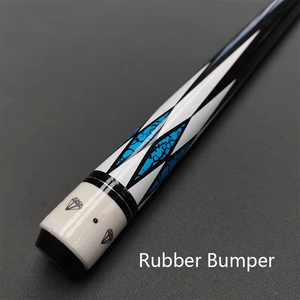 Vendita calda professionale 13mm 1/2 in acero stecca in acciaio inox con interfaccia stretta e stabile manicotto di testa in ebano per biliardo - Product Image 2