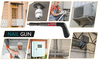 Pistolet à clous manuel portable en acier inoxydable de qualité industrielle pour béton, usage professionnel, plastique, DIY, OEM/ODM, haute performance