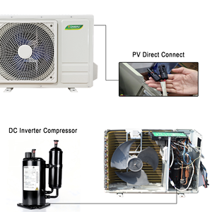 เครื่องปรับอากาศพลังงานแสงอาทิตย์แบบไฮบริดขนาดเล็ก1ตัน AC Aire acondicionado CON paneles solares - Product Image 3