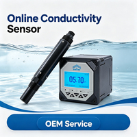 Capteur de conductivité en ligne TDS RS485 Modbus RTU IP68 0-5000uS/cm Analyseur de qualité de l'eau