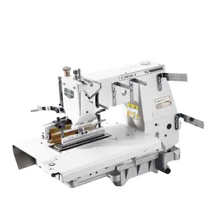 Máquina de coser de puntada de cadena 25 agujas cama plana de 2 hilos con fruncido GC1425P