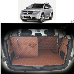 Alfombrilla de Cuero para Maletero de Coche, Protector de Carga para <span class=keywords><strong>Fiat</strong></span> Freemont 2008 2009 2010 2012 2013 2014 2015 2016 2017 <span class=keywords><strong>2018</strong></span> Dodge Journey - Product Image 4