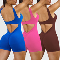 Vente chaude Scrunch Butt Shorts Dos Nu Conception Fitness Respirant Vêtements de Sport Workout Gym Yoga Combinaisons