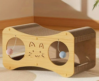 Vente en gros de maisons pour chats en carton ondulé multi-formes