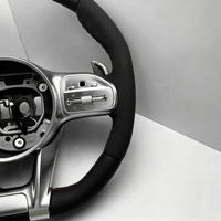 Volant sport de luxe en cuir en promotion pour Mercedes-Benz W205 C63 W213 E63 C E S GLS G Class M6 A7 A4 CLA