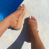 Chaussures populaires de sandales de lacets de plate-forme des femmes faites sur commande pour des filles