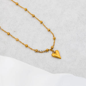 Rench-gargantilla de oro auténtico de 18K, gargantilla de oro auténtico de 18K Chapado en acero inoxidable - Product Image 5