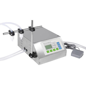 Nouvelle machine de remplissage semi-automatique multi-têtes à 2 tubes pour eau, jus, alcool et liquides - Product Image 1