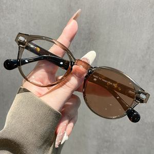 <span class=keywords><strong>Photogray</strong></span> <span class=keywords><strong>anti</strong></span>-<span class=keywords><strong>reflet</strong></span> homme lunettes photocromiques <span class=keywords><strong>anti</strong></span> lumière bleue luxe TR90 cadre rond alliage insert jambe charnière flexible - Product Image 6