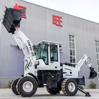 Mesin ekskavator Backhoe murah 4x4 backhoe Loader china kecil mini Backhoe ekskavator