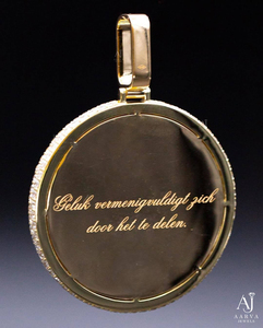 Pendentif en argent 925 plaqué or avec moissanite, style Hip Hop, pour hommes et femmes, bijoux de luxe, cadeau, directement de l'usine AARVA JEWELS - Product Image 2