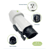 Nouvel adaptateur de charge bidirectionnel Goodev Tech GDE-Type 1 V2L08 16A Type 1 EV Discharge Plug vers prise UK IP44