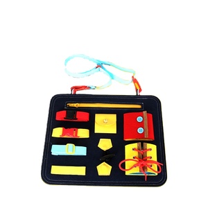 Kleinkind beschäftigt <span class=keywords><strong>Board</strong></span> Montessori Sensory <span class=keywords><strong>Board</strong></span> Spielzeug Baby lernen, Spielzeug zu kleiden Kinder pädagogisches Lernspiel zeug - Product Image 2